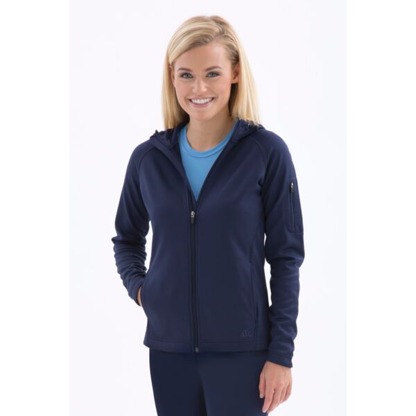 ATC&TRADE; PTECH&REG; FLEECE HOODED LADIES' JACKET L221 Thumbnail