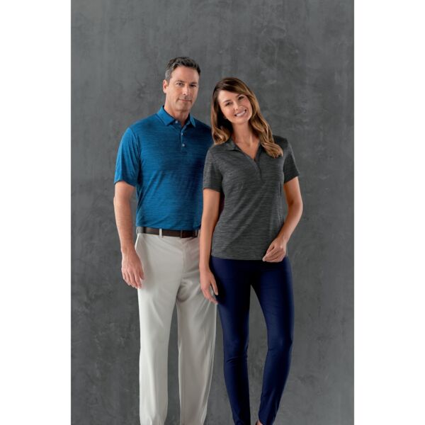 CALLAWAY BROKEN STRIPE TEXTURE LADIES' POLO CGW751 Thumbnail