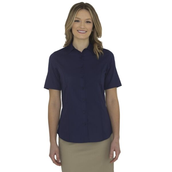 COAL HARBOUR&REG; EVERYDAY SHORT SLEEVE LADIES' WOVEN SHIRT L6021 Thumbnail