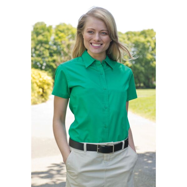 COAL HARBOUR® EASY CARE BLEND SHORT SLEEVE WOVEN LADIES' SHIRT L510 Thumbnail