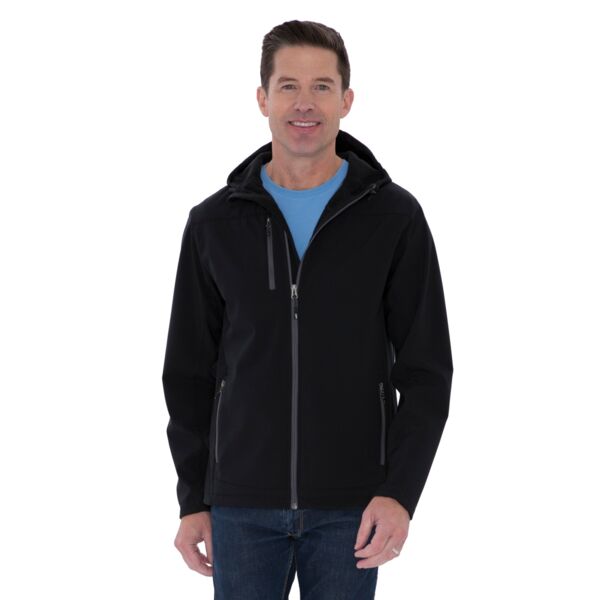 COAL HARBOUR&REG; ESSENTIAL HOODED STRETCH SOFT SHELL JACKET  J7605 Thumbnail