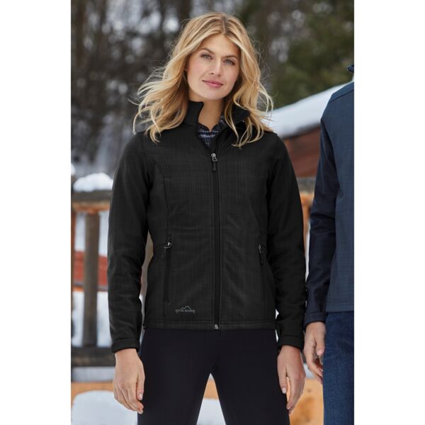 EDDIE BAUER&reg; SHADED CROSSHATCH SOFT SHELL LADIES' JACKET EB533 Thumbnail