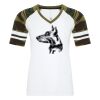 ATC&TRADE; EUROSPUN&REG; RING SPUN BASEBALL LADIES' TEE ATC0822L Thumbnail