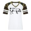 ATC&TRADE; EUROSPUN&REG; RING SPUN BASEBALL LADIES' TEE ATC0822L Thumbnail