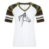 ATC&TRADE; EUROSPUN&REG; RING SPUN BASEBALL LADIES' TEE ATC0822L Thumbnail