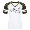ATC&TRADE; EUROSPUN&REG; RING SPUN BASEBALL LADIES' TEE ATC0822L Thumbnail