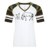 ATC&TRADE; EUROSPUN&REG; RING SPUN BASEBALL LADIES' TEE ATC0822L Thumbnail