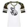 ATC&TRADE; EUROSPUN&REG; RING SPUN BASEBALL LADIES' TEE ATC0822L Thumbnail