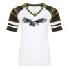 ATC&TRADE; EUROSPUN&REG; RING SPUN BASEBALL LADIES' TEE ATC0822L Thumbnail