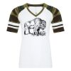 ATC&TRADE; EUROSPUN&REG; RING SPUN BASEBALL LADIES' TEE ATC0822L Thumbnail