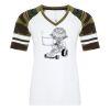 ATC&TRADE; EUROSPUN&REG; RING SPUN BASEBALL LADIES' TEE ATC0822L Thumbnail