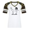 ATC&TRADE; EUROSPUN&REG; RING SPUN BASEBALL LADIES' TEE ATC0822L Thumbnail