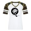 ATC&TRADE; EUROSPUN&REG; RING SPUN BASEBALL LADIES' TEE ATC0822L Thumbnail