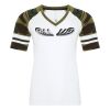 ATC&TRADE; EUROSPUN&REG; RING SPUN BASEBALL LADIES' TEE ATC0822L Thumbnail