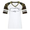 ATC&TRADE; EUROSPUN&REG; RING SPUN BASEBALL LADIES' TEE ATC0822L Thumbnail