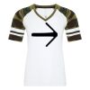 ATC&TRADE; EUROSPUN&REG; RING SPUN BASEBALL LADIES' TEE ATC0822L Thumbnail