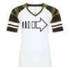 ATC&TRADE; EUROSPUN&REG; RING SPUN BASEBALL LADIES' TEE ATC0822L Thumbnail