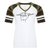 ATC&TRADE; EUROSPUN&REG; RING SPUN BASEBALL LADIES' TEE ATC0822L Thumbnail