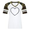 ATC&TRADE; EUROSPUN&REG; RING SPUN BASEBALL LADIES' TEE ATC0822L Thumbnail