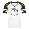 ATC&TRADE; EUROSPUN&REG; RING SPUN BASEBALL LADIES' TEE ATC0822L Thumbnail