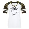 ATC&TRADE; EUROSPUN&REG; RING SPUN BASEBALL LADIES' TEE ATC0822L Thumbnail