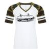 ATC&TRADE; EUROSPUN&REG; RING SPUN BASEBALL LADIES' TEE ATC0822L Thumbnail