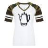 ATC&TRADE; EUROSPUN&REG; RING SPUN BASEBALL LADIES' TEE ATC0822L Thumbnail