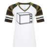 ATC&TRADE; EUROSPUN&REG; RING SPUN BASEBALL LADIES' TEE ATC0822L Thumbnail