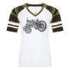 ATC&TRADE; EUROSPUN&REG; RING SPUN BASEBALL LADIES' TEE ATC0822L Thumbnail