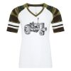 ATC&TRADE; EUROSPUN&REG; RING SPUN BASEBALL LADIES' TEE ATC0822L Thumbnail