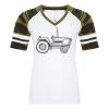 ATC&TRADE; EUROSPUN&REG; RING SPUN BASEBALL LADIES' TEE ATC0822L Thumbnail