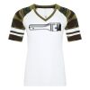 ATC&TRADE; EUROSPUN&REG; RING SPUN BASEBALL LADIES' TEE ATC0822L Thumbnail