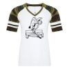 ATC&TRADE; EUROSPUN&REG; RING SPUN BASEBALL LADIES' TEE ATC0822L Thumbnail