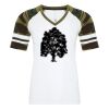 ATC&TRADE; EUROSPUN&REG; RING SPUN BASEBALL LADIES' TEE ATC0822L Thumbnail