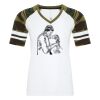 ATC&TRADE; EUROSPUN&REG; RING SPUN BASEBALL LADIES' TEE ATC0822L Thumbnail