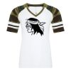 ATC&TRADE; EUROSPUN&REG; RING SPUN BASEBALL LADIES' TEE ATC0822L Thumbnail
