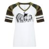 ATC&TRADE; EUROSPUN&REG; RING SPUN BASEBALL LADIES' TEE ATC0822L Thumbnail