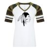 ATC&TRADE; EUROSPUN&REG; RING SPUN BASEBALL LADIES' TEE ATC0822L Thumbnail