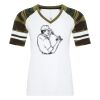 ATC&TRADE; EUROSPUN&REG; RING SPUN BASEBALL LADIES' TEE ATC0822L Thumbnail