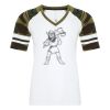 ATC&TRADE; EUROSPUN&REG; RING SPUN BASEBALL LADIES' TEE ATC0822L Thumbnail