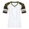 ATC&TRADE; EUROSPUN&REG; RING SPUN BASEBALL LADIES' TEE ATC0822L Thumbnail
