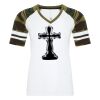 ATC&TRADE; EUROSPUN&REG; RING SPUN BASEBALL LADIES' TEE ATC0822L Thumbnail