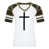ATC&TRADE; EUROSPUN&REG; RING SPUN BASEBALL LADIES' TEE ATC0822L Thumbnail