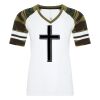 ATC&TRADE; EUROSPUN&REG; RING SPUN BASEBALL LADIES' TEE ATC0822L Thumbnail