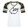 ATC&TRADE; EUROSPUN&REG; RING SPUN BASEBALL LADIES' TEE ATC0822L Thumbnail