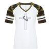 ATC&TRADE; EUROSPUN&REG; RING SPUN BASEBALL LADIES' TEE ATC0822L Thumbnail