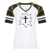 ATC&TRADE; EUROSPUN&REG; RING SPUN BASEBALL LADIES' TEE ATC0822L Thumbnail