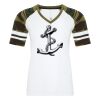 ATC&TRADE; EUROSPUN&REG; RING SPUN BASEBALL LADIES' TEE ATC0822L Thumbnail