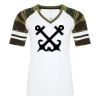 ATC&TRADE; EUROSPUN&REG; RING SPUN BASEBALL LADIES' TEE ATC0822L Thumbnail