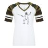 ATC&TRADE; EUROSPUN&REG; RING SPUN BASEBALL LADIES' TEE ATC0822L Thumbnail